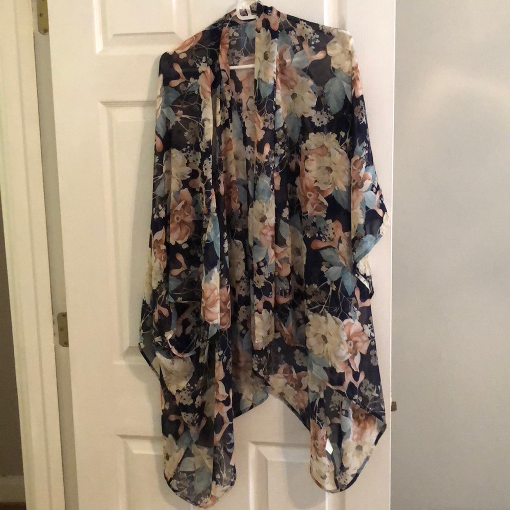PinkBlush Maternity Floral Kimono